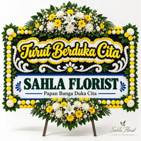 Papan Bunga Duka Makasar